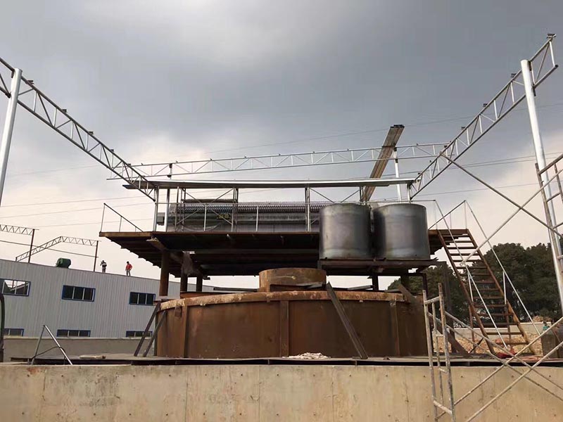 客戶壓濾機使用現場